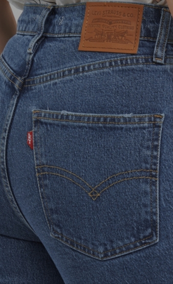 Levi's 70's High Slim Straight Leg Jeans Sz. 24" X 30" Pristine High Rise - Picture 5 of 10